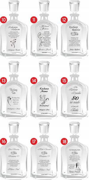 KARAFKA na Rocznicę Ślubu Jubileusz URODZINY zdjęcie 8