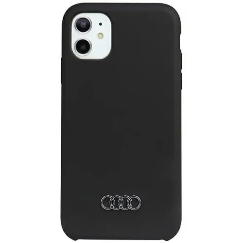 Etui Audi Silicone Case na iPhone 11 / Xr - czarne na Arena.pl