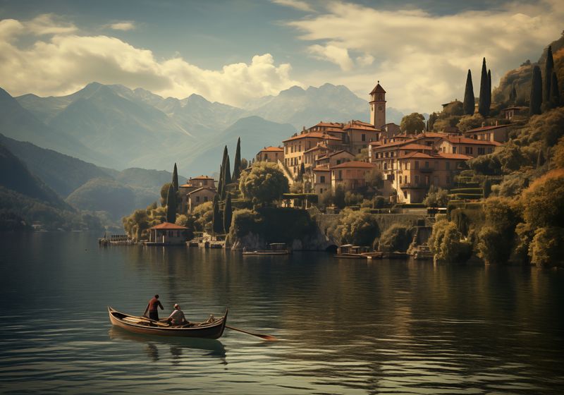 Plakat 100x70cm Spokojna Nostalgia zdjęcie 1