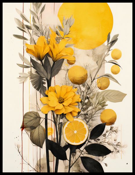 Plakat 50x65cm Cytrusowy Zachwyt zdjęcie 2