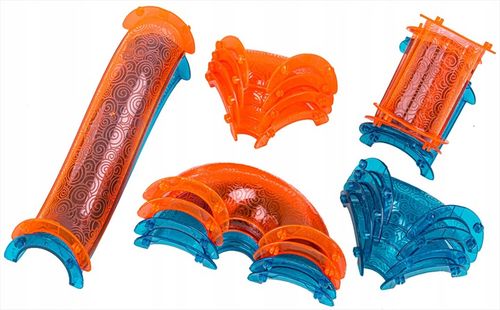 KLOCKI MAGNETYCZNE KONSTRUKCYJNE LABIRYNT UKŁADANKA ŚWIECĄCY TOR 75 el na Arena.pl