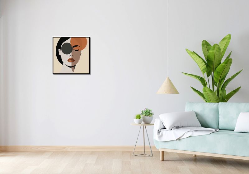Plakat 50x50cm Dwie Strony Piękna zdjęcie 4
