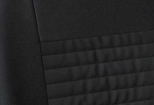 Uniwersalne skórzane pokrowce MODERN MC-1 CZARNE do MAZDA DEMIO I II na Arena.pl