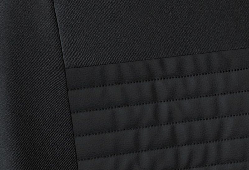 Uniwersalne skórzane pokrowce MODERN MC-1 CZARNE do MAZDA DEMIO I II zdjęcie 2