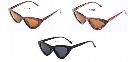 Okulary KOCIE OCZY Przeciwsłoneczne BRĄZ HIT2018 na Arena.pl