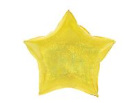 Balon foliowy gwiazda, holograficzny złoty, 45 cm (18 cali) [balon na hel]