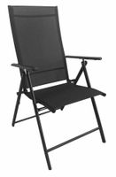 Krzesło ogrodowe Borneo czarne