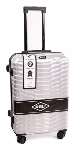 Średnia walizka XL NA 4 KÓŁKACH PODRÓŻNA POLICARBON TORBA RGL na Arena.pl
