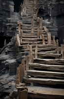 Plakat 53x81cm Schody do Nieznanego