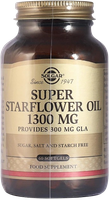 SOLGAR Super Starflower Oil 1300 mg - Olej z Ogórecznika (60 kaps.)