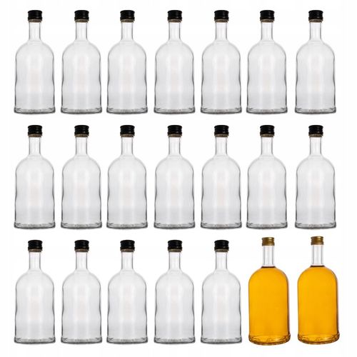 10x BUTELKI MONOPOLOWE LUKSUSOWE DEKORACYJNE TADEUSZ 500 ml NA NALEWKI SOKI na Arena.pl