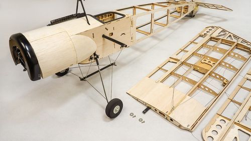 S20 EP Fokker-E Balsa KIT (1.2M ) (engine & gun not pre-built) na Arena.pl