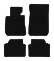 Dywaniki samochodowe welurowe BASIC do: BMW 3 E90 (2004-2011, sedan) czarne