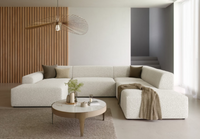 Kremowy Narożnik 264x326 cm WOUG U IT - Różne Kolory Baranek