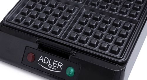 Gofrownica ADLER AD 3036 Czarny XXL na 4 gofry na Arena.pl