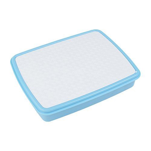 Dziecięce pudełko na lunch do sublimacji - błękitne zdjęcie 1