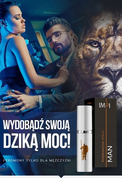 BARDZO MOCNE MĘSKIE FEROMONY ZAPACHOWE IMPI MAN 15 ML zdjęcie 3