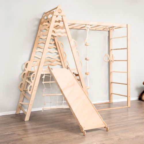 domowy plac zabaw Wave basic - drewno na Arena.pl