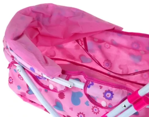 Wózek dla Lalek 2w1 Głęboki Gondola Nosidełko na Arena.pl