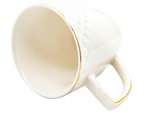 Serwis kawowy zestaw filiżanek ze spodkiem 240 ml 6+6 porcelanowy na Arena.pl