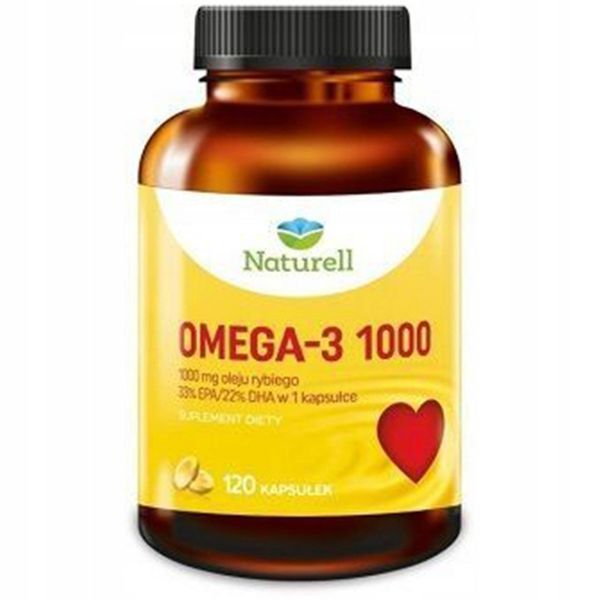 NATURELL Omega-3 1000 120 kaps. zdjęcie 1