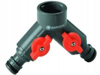 ZAWÓR PODWÓJNY 00940-26 Z GWINTEM 1 I ADAPTEREM 3/4 GARDENA