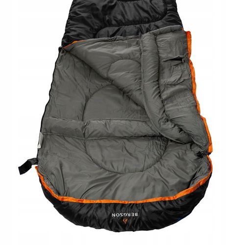 Śpiwór mumia Bergson WEEKEND 300 Black na Arena.pl