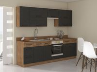 Meble kuchenne VIGO matera, cichy domyk 260cm