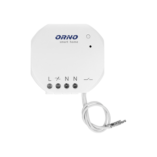 Przekaźnik podtynkowy MINI (dopuszkowy) ON/OFF sterowany bezprzewodowo,z odbiornikiem radiowym, ORNO Smart Home