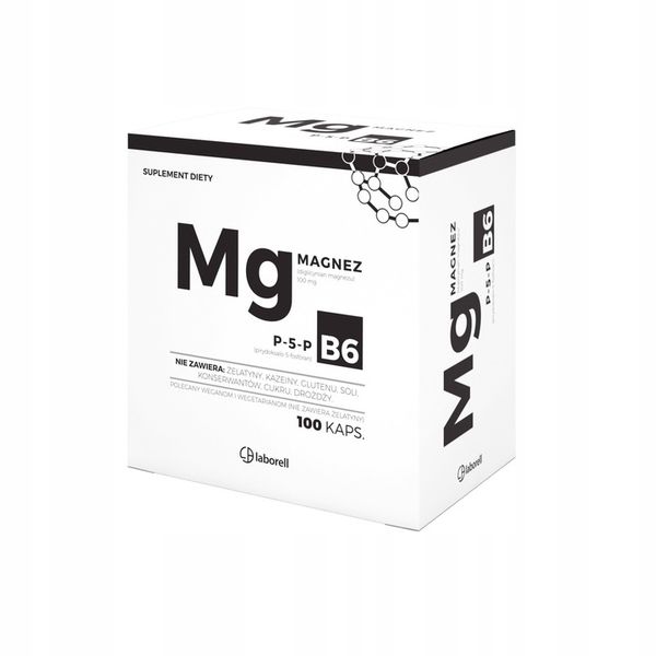 Magnez Mg + Witamina B6 MOCNE 100 kaps. zdjęcie 1