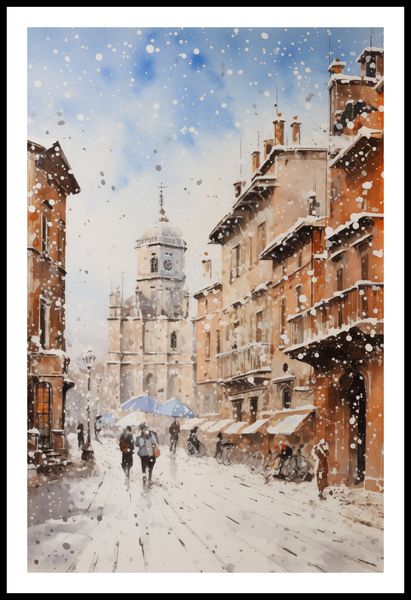 Plakat 53x81cm Urok Starych Miast zdjęcie 3