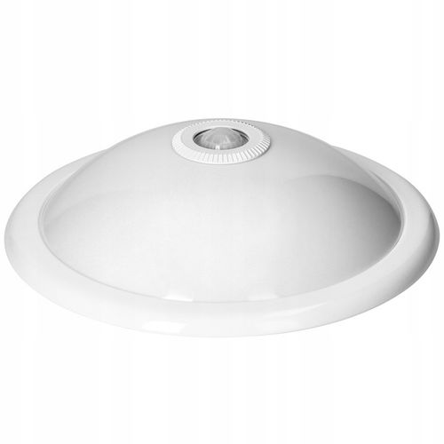 PLAFON LED LAMPA SUFITOWA CZUJNIK RUCHU ZMIERZCHU + 2x ŻARÓWKA E27 LED na Arena.pl