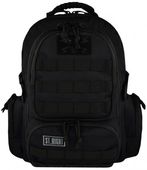 PLECAK 3 KOMOROWY BP-36 MILLITARY BLACK ST.RIGHT MAJEWSKI