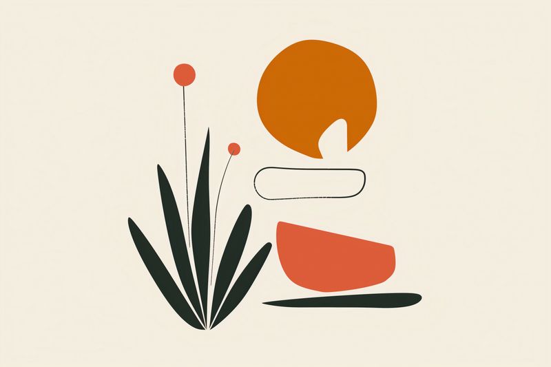 Plakat 45x30cm Abstrakcyjny Zen zdjęcie 1