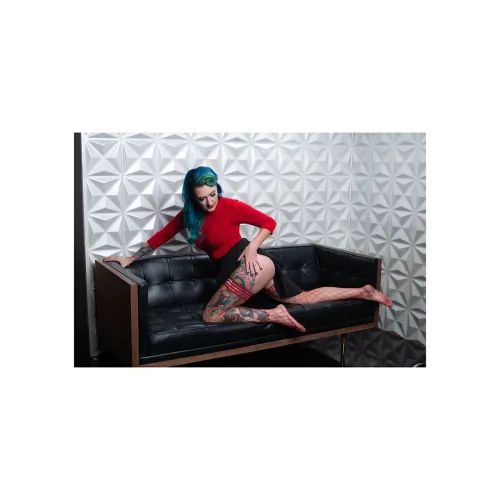 kixies claudia pończochy siateczkowe large mesh rozmiar c czarne na Arena.pl