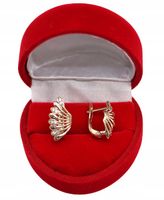 Złote KOLCZYKI ze stali chirurgicznej 316L K985