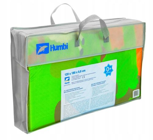 DWUSTRONNA MATA PIANKOWA SKŁADANA DLA DZIECI 180X120 UROCZE ŻYRAFY MIARKA na Arena.pl