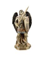 Figurka rzeźba Archanioł Święty Michał z tarczą i mieczem Veronese WU78357