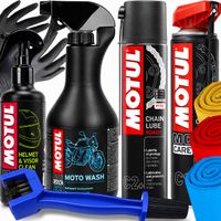 Motul Zmywacz Smar Szczotka Do Łańcucha Płyn Do Mycia Motocykla Kasku Fibra