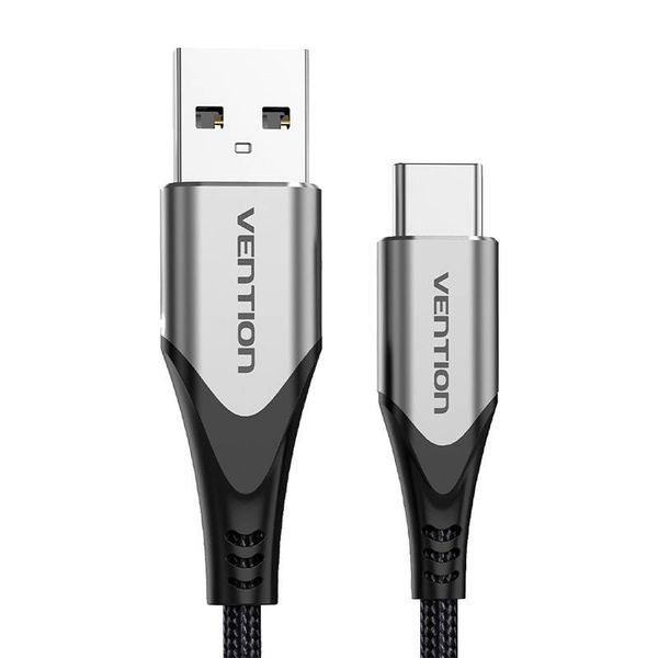 Kabel USB 2.0 A do USB-C Vention CODHC 3A 0,25m szary zdjęcie 1
