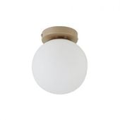 Kinkiet E27 LED Bali-15 15cm x1 beż+złoty