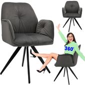 krzesło obrotowe perla szary