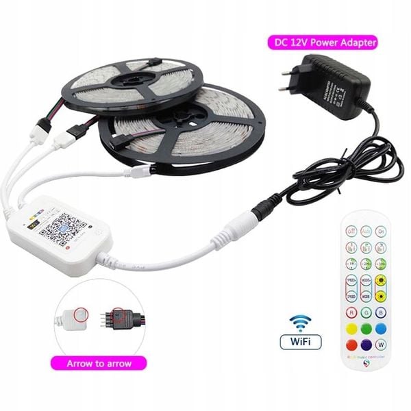 Taśma LED RGB smart wifi+kontroler muzyki 10metrów zdjęcie 8