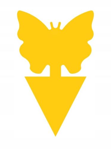 60x ŻÓŁTY LEP DO DONICZEK MOTYL na ziemiórki mszyce muszki owocówki owady na Arena.pl