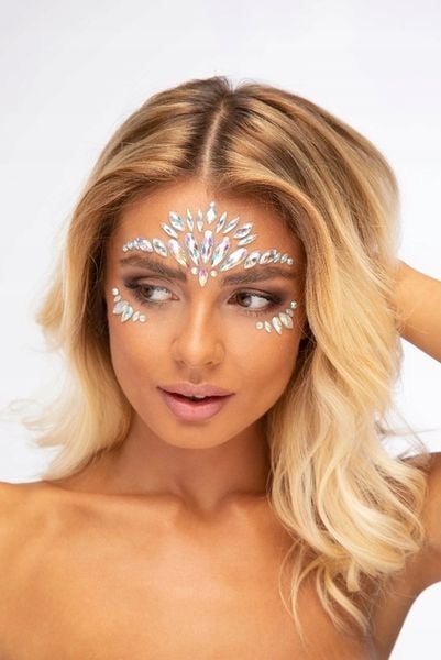 Naklejki 3D na Twarz MOONGLOW Ice Queen zdjęcie 3