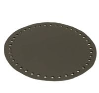 Dno do torebki fi 18 cm ( ciemne szare )