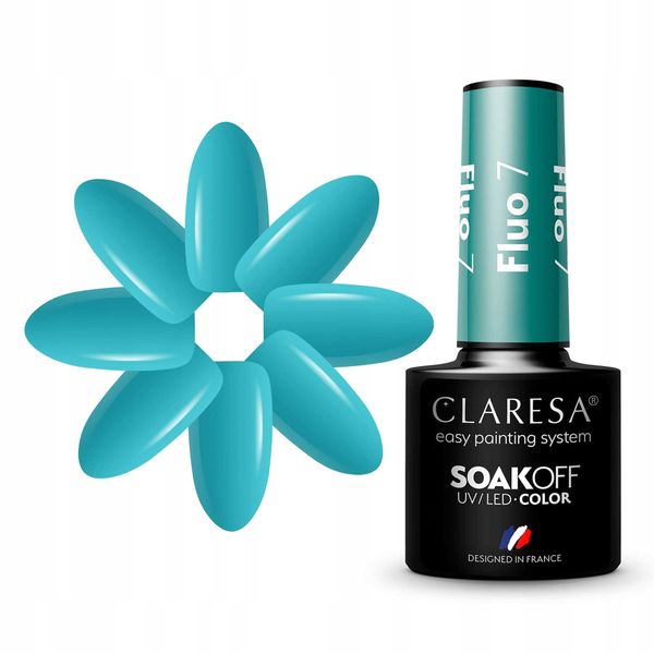 CLARESA LAKIER HYBRYDOWY FLUO 7 zdjęcie 1