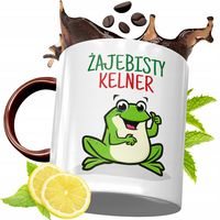 Kubek Bordowy Dla Kelnera Na Urodziny Prezent Z Nadrukiem Ze Zdjęciem