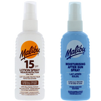 Malibu SPF15 Spray 100ml + Spray Po Opalaniu 100ml