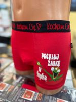 bokserki POCAŁUJ ŻABKĘ W ŁAPKĘ